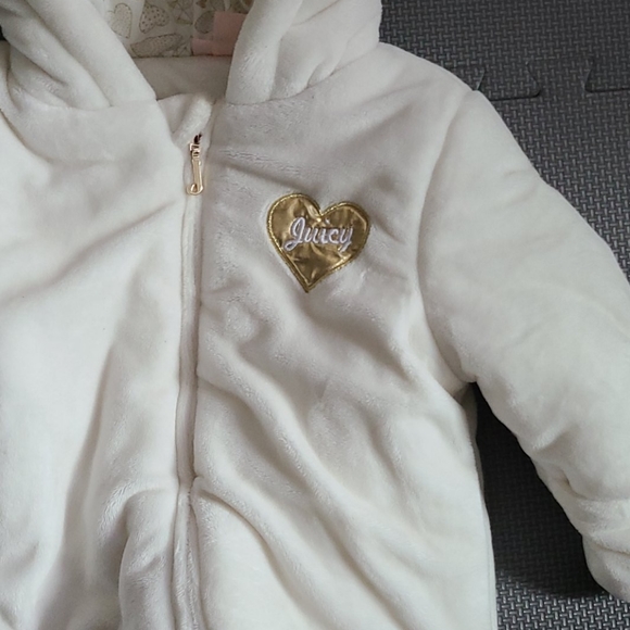 Juicy Couture plush sherpa all-in-one winter suit - Picture 3 of 5